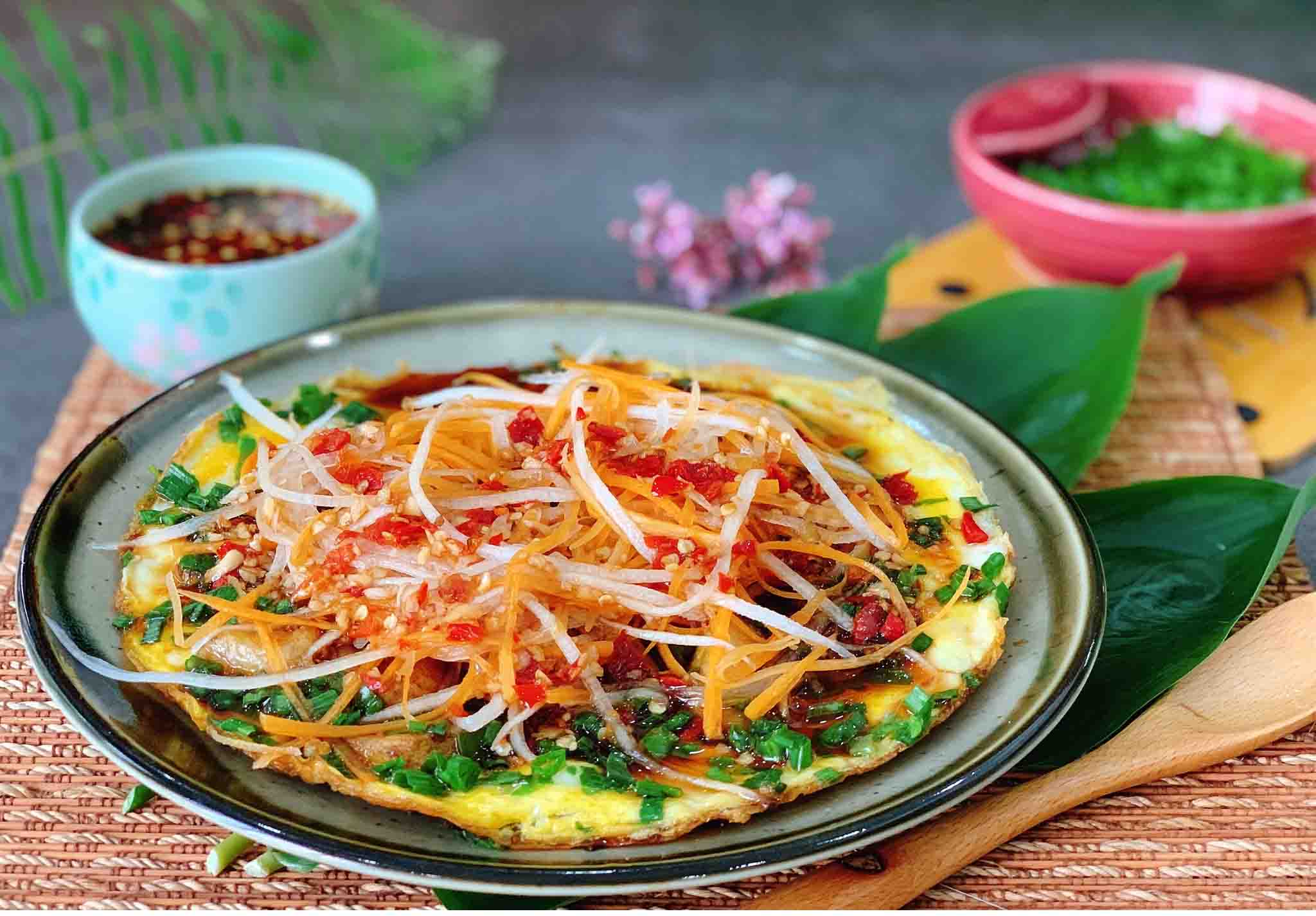 Trình bày món bột chiên đẹp mắt và hấp dẫn
