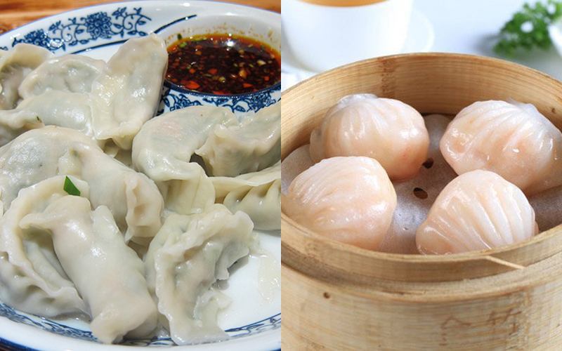 sự khác nhau giữ há cả và sủi cảo
